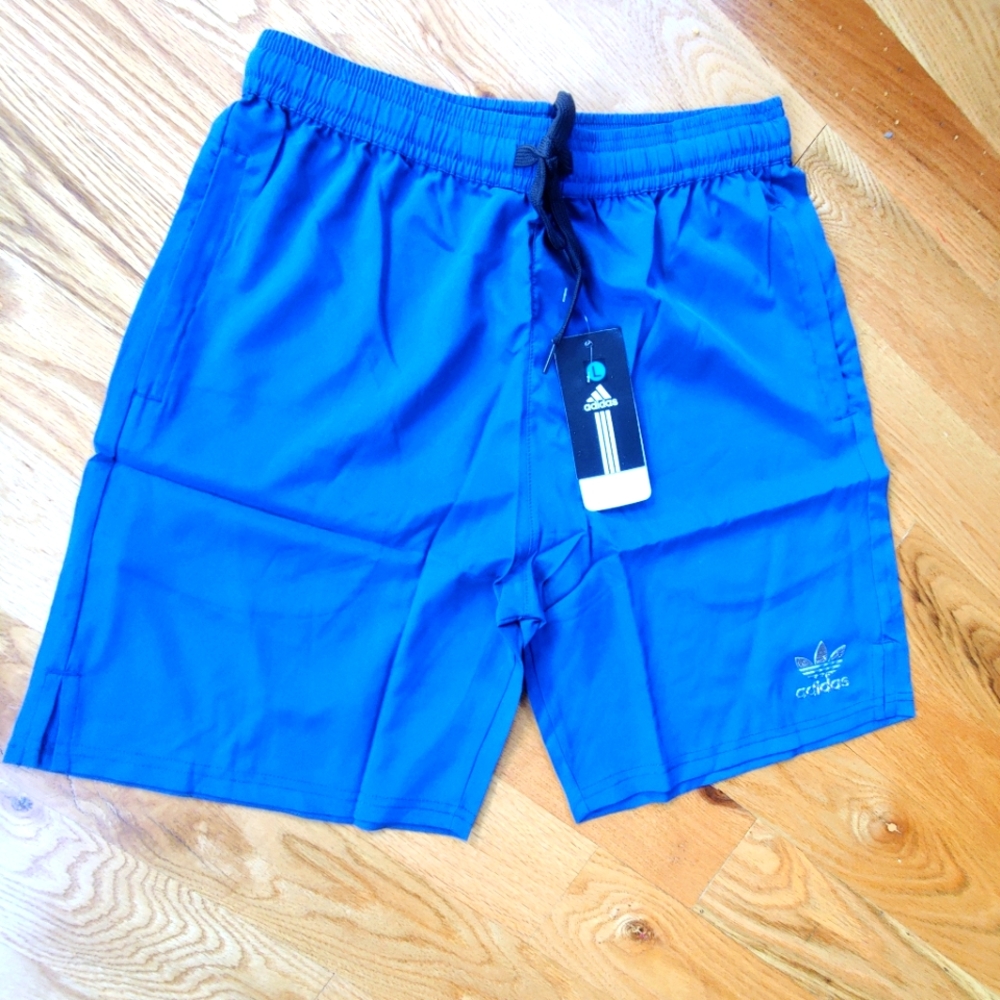 Brand New Adidas Original Mens Large Blue 🔵 Swim Shorts